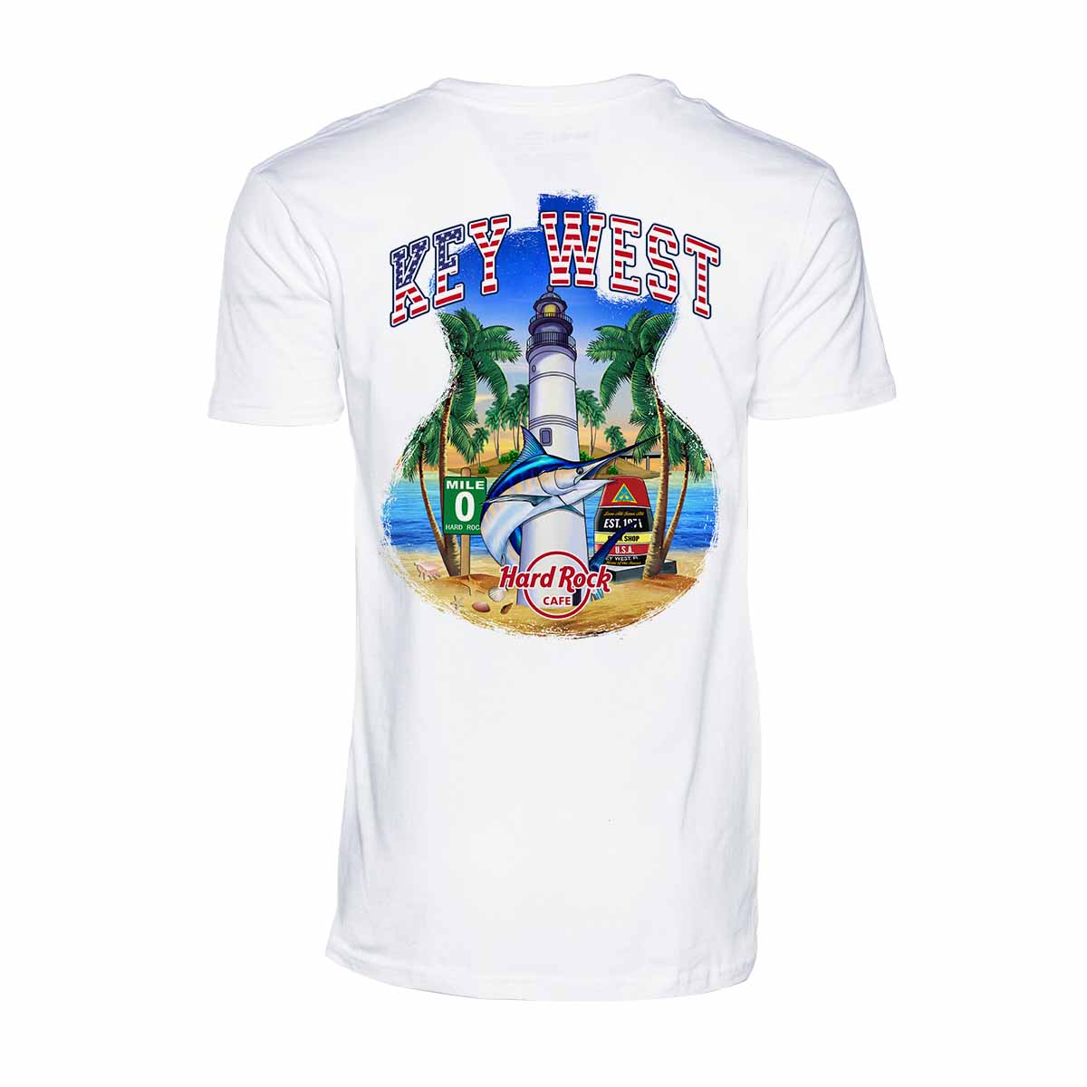 Men's Guitar City Art Tee image number 1